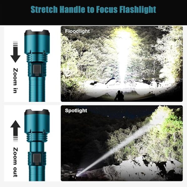SKYFIRE EDC Flashlights,2000lm led Pocket Flashlights High Lumens, Small Powerful Flashlights, Waterproof Rechargeable Handheld Flashlights for Outdoor,Home,Emergency,Camping - Image 5