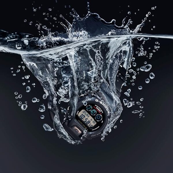 Casio G-Shock GW6900-1 Men's Tough Solar Black Resin Sport Watch - Image 5