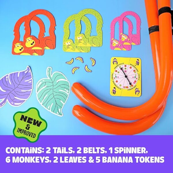 It's Bananas! The Monkey Tail Game - Funny, Fun Party & Family Board Game for Kids, Stocking Stuffer, Christmas, Thanksgiving, White Elephant, Girls Night, Birthday Gift, Gag, Novelty - Image 4