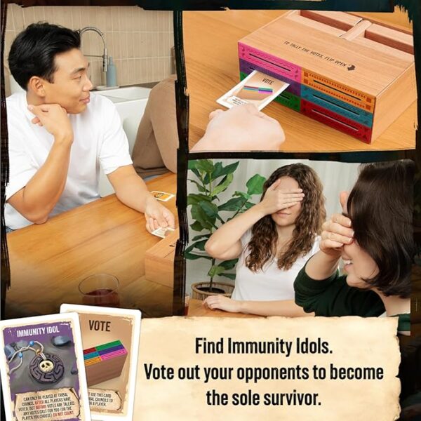 Survivor: The Tribe Has Spoken by Exploding Kittens - The only Official Card Game for Survivor Fans - Family Party Game for Ages 8 and up - 3 to 6 Players - Great for Adults, Teens & Kids - Image 6