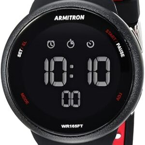 Armitron Sport Unisex Digital Chronograph Silicone Strap Watch, 40/8423