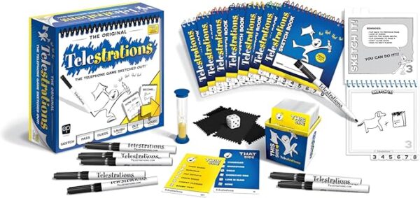 Telestrations Original 4-8 Player | Family Board Game | A Fun Game for Kids and Adults | Game Night Just Got Better | The Telephone Game Sketched Out | Ages 12+ - Image 3