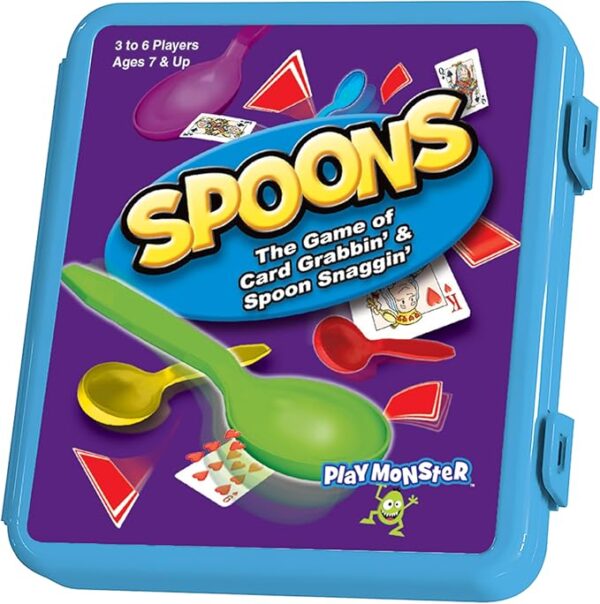 Spoons Card Game in a Plastic Box - Image 2