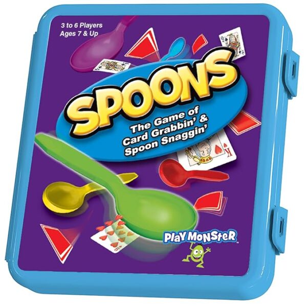 Spoons Card Game in a Plastic Box