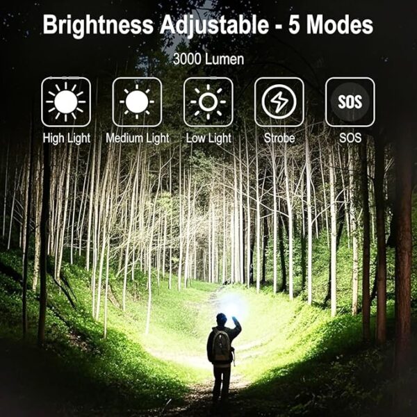 Rechargeable Flashlights for Home Camping Emergency - Image 3