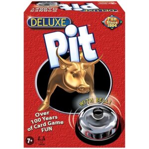 Deluxe Pit by Winning Moves Games USA, Loud and Raucous Party Game for 3 to 8 Players, Ages 7 and Up