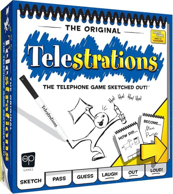 Telestrations Original 4-8 Player | Family Board Game | A Fun Game for Kids and Adults | Game Night Just Got Better | The Telephone Game Sketched Out | Ages 12+ - Image 2