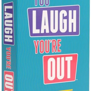 You Laugh You're Out A Party Game with Hilarious Charades Family Card Games for Adults & Kids, 125 Prompt Cards Fun Card Games for Family Game Nights, Graduation Gifts, Gatherings, & Parties Ages 14+