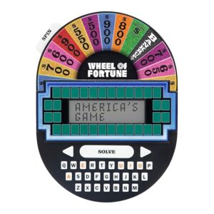 Educational Insights Wheel of Fortune Game - Handheld Electronic Game, Great for Travel, Classic Retro Party Games for Kids, Teens & Adults, Word Puzzle Challenge & Entertaining Gift for Ages 8+