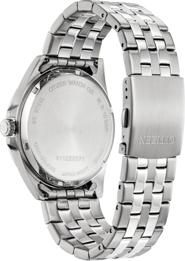 Citizen Quartz Mens Watch, Stainless Steel, Classic, Silver-Tone (Model: BI5050-54E) - Image 4
