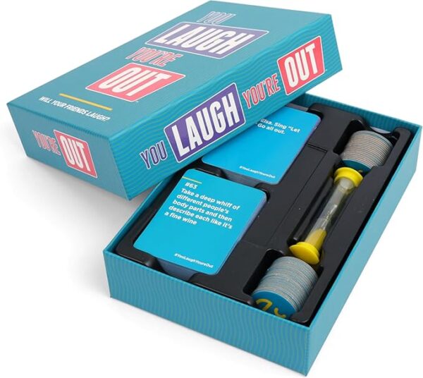 You Laugh You're Out A Party Game with Hilarious Charades Family Card Games for Adults & Kids, 125 Prompt Cards Fun Card Games for Family Game Nights, Graduation Gifts, Gatherings, & Parties Ages 14+ - Image 4