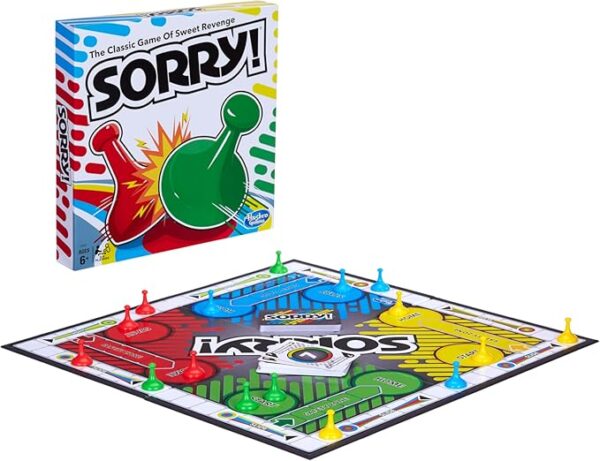 Sorry! Kids Board Game, Family Board Games for Kids and Adults, 2 to 4 Players, Family Games, Kids Games, Ages 6 and Up - Image 4