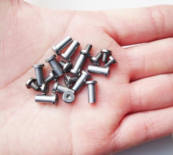 EDC Pocket Knives Handle Pivot Pin Screw, Survival Knife Rivets Folding Knife Shaft Fasteners Rivets Revision Bolts,Pack of 10 sets - Image 6