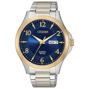 Citizen Quartz Mens Watch, Stainless Steel, Classic, Two-Tone (Model: BF2005-54L)