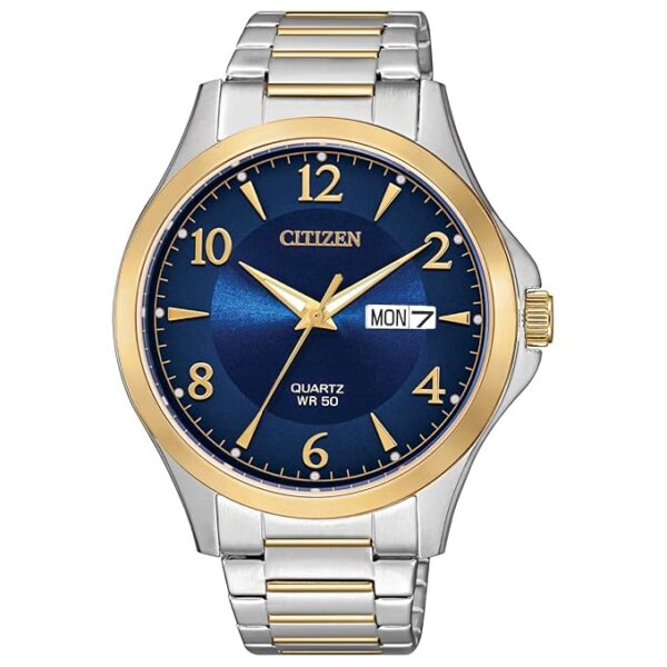 Citizen Quartz Mens Watch, Stainless Steel, Classic, Two-Tone (Model: BF2005-54L)