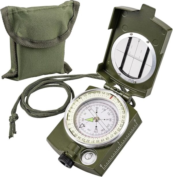 Compassesï¼Hiking Compass for Survival with ï¼Compass Survivalï¼Waterproof Durable and Pocket-SizedTactical Survival Compass with Lanyardï¼Climbing Biking Exploring Geology, Outdoor Activities - Image 2