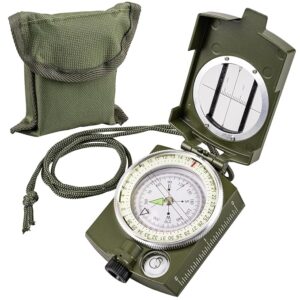 Compassesï¼Hiking Compass for Survival with ï¼Compass Survivalï¼Waterproof Durable and Pocket-SizedTactical Survival Compass with Lanyardï¼Climbing Biking Exploring Geology, Outdoor Activities