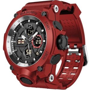 Mens Sports Wrist Watches Analog Digital Tactical Military Watch Waterproof Gold Watches for Men