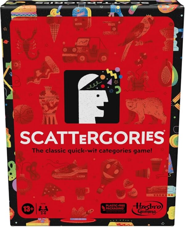 Hasbro Gaming Scattergories Classic Game, Party Game for Adults and Teens Ages 13 and up, Board Game for 2+ Players - Image 2