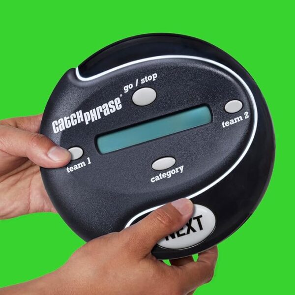 Hasbro Gaming Catch Phrase Electronic Game | Fun Active Handheld Party Games for Adults, Teens, and Kids | Ages 12+ | 4 or More Players, 2 Teams | Portable Family Travel Games (Amazon Exclusive) - Image 3