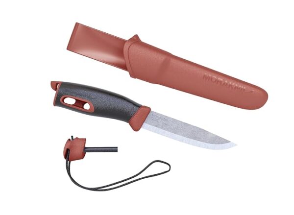 Morakniv Companion Spark 3.9-Inch Fixed-Blade Outdoor Knife and Fire Starter