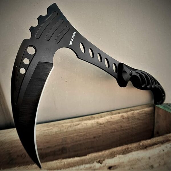 KCCEDGE BEST CUTLERY SOURCE Tactical Survival Knife - 12" Scythe Fixed Blade Full Tang Camping Accessory - Survival Kit and Tactical Gear 80015 - Image 2