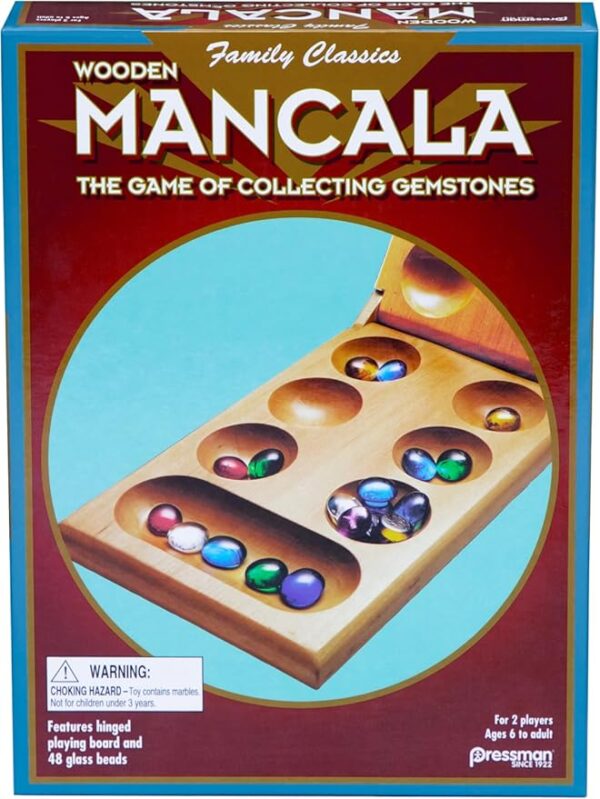 PRESSMAN TOYS PRE442606 MANCALA-AGES 6 TO ADULT; 2-4 PLAYERS - Image 2