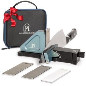 Rolling Knife Sharpener with Adjustable 10Â° to 40Â° Options and Adjustable Grinding Height, Knife Sharpener Kit, Roller Knife Sharpening System