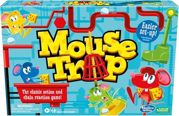 Hasbro Gaming Mouse Trap Kids Board Game, Family Board Games for Kids, Easier Set-Up Than Previous Versions, Kids Games for 2-4 Players, Kids Gifts, Ages 6 and Up - Image 2