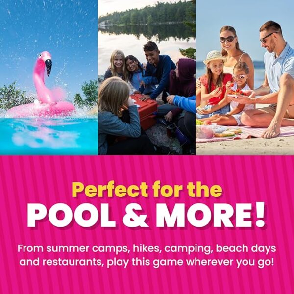 Taco Cat Goat Cheese Pizza Pool Edition Wildly Entertaining Waterproof Card Game for Outdoor Game Days | Easy to Play with 10 Minute Rounds | Fun for Kids, Teens, Adults, and Families | 2-8 Players - Image 6