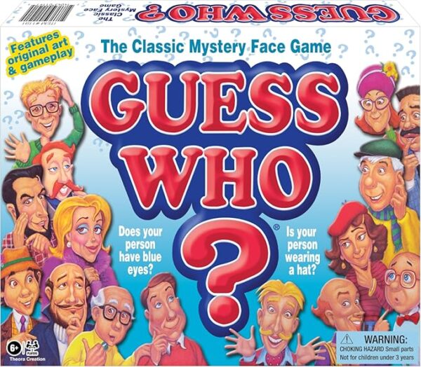 Guess Who? Board Game with Classic Characters by Winning Moves Games USA, Classic Children's Mystery Board Game of Deduction for 2 Players, Ages 6+ (1191) - Image 3