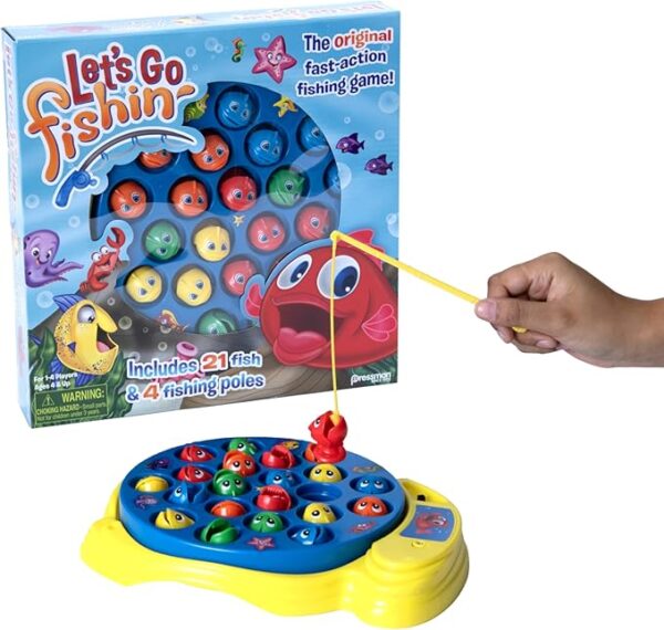 Let's Go Fishin' Game by Pressman - The Original Fast-Action Fishing Game!, 1-4 players - Image 3