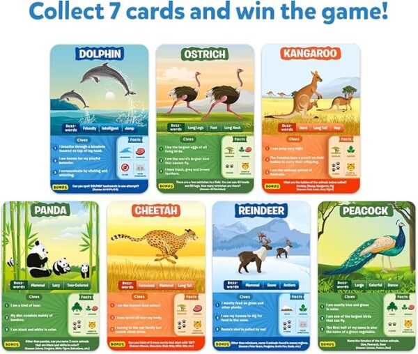 Skillmatics Guess in 10 Animal Planet, Card Game, Perfect for Boys, Girls, Kids, Teens, Adults Who Love Animals, Trivia Games, Travel Games, Gifts for Ages 6, 7, 8, 9, 10, and Up - Image 6