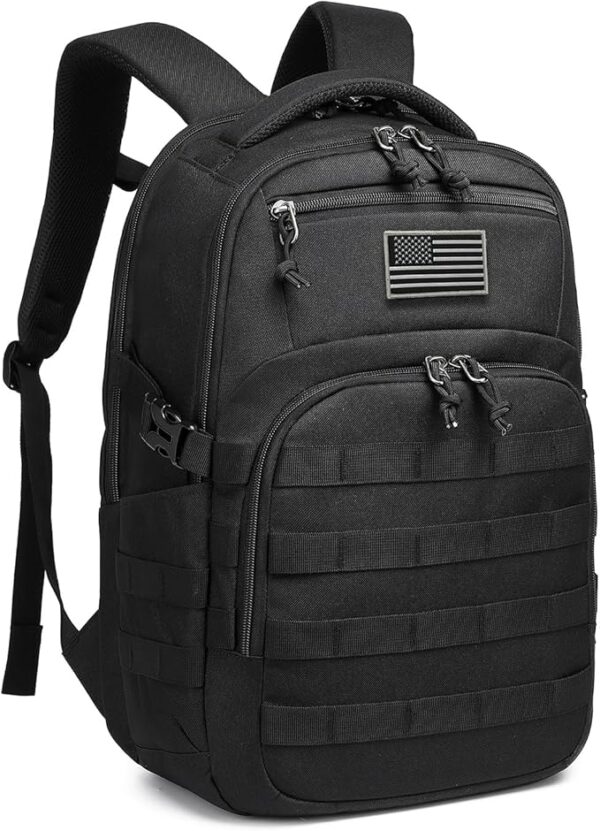 Wotony Military tactical backpack, backpack for men black small tactical assault bag - Image 2