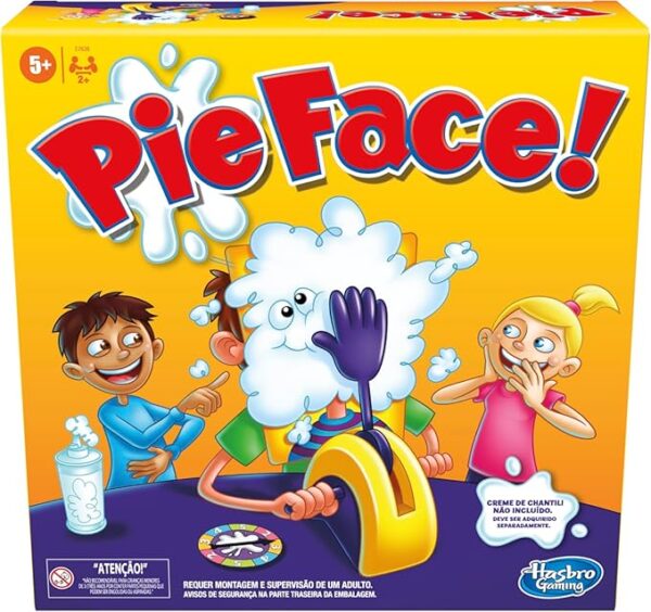 Hasbro Gaming Pie Face Game | Whipped Cream Family Board Game for Kids | Ages 5 and Up | for 2 or More Players | Funny Preschool Games | Kids Gifts - Image 2