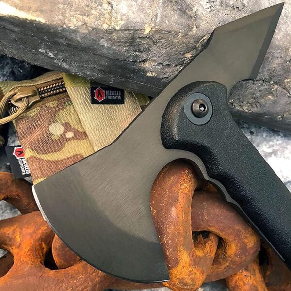 Cold Steel Drop Forged Tomahawk Survival Hatchet - Great for Camping, Survival, Outdoors and Chopping Wood, Trench Hawk - Black, One Size - Image 5