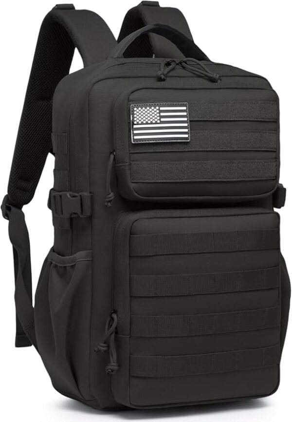 Military Tactical Backpack for Men Waterproof Daypack 3 Day Assault Pack Molle Bag with Water Bottle Holder - Image 2