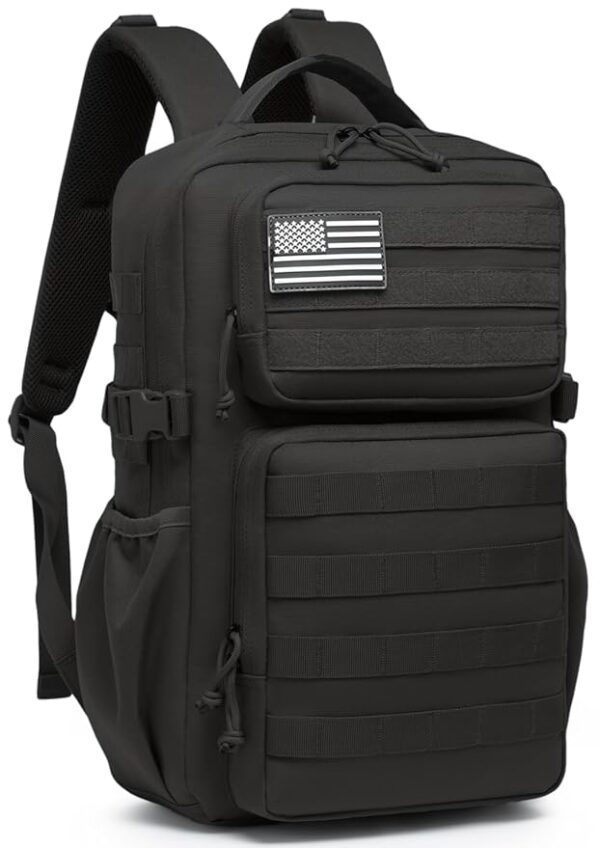 Military Tactical Backpack for Men Waterproof Daypack 3 Day Assault Pack Molle Bag with Water Bottle Holder