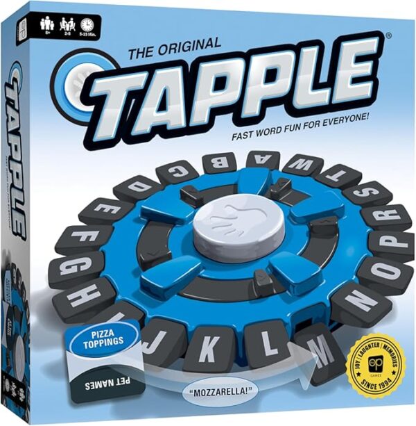 The Original TAPPLE, The Fast-Paced Family Board Game, Choose a Category & Race Against the Timer to be the Last Player, Learning Word Game for Ages 8 & Up, 2-8 Players, 15-20 Minute Play Time - Image 2