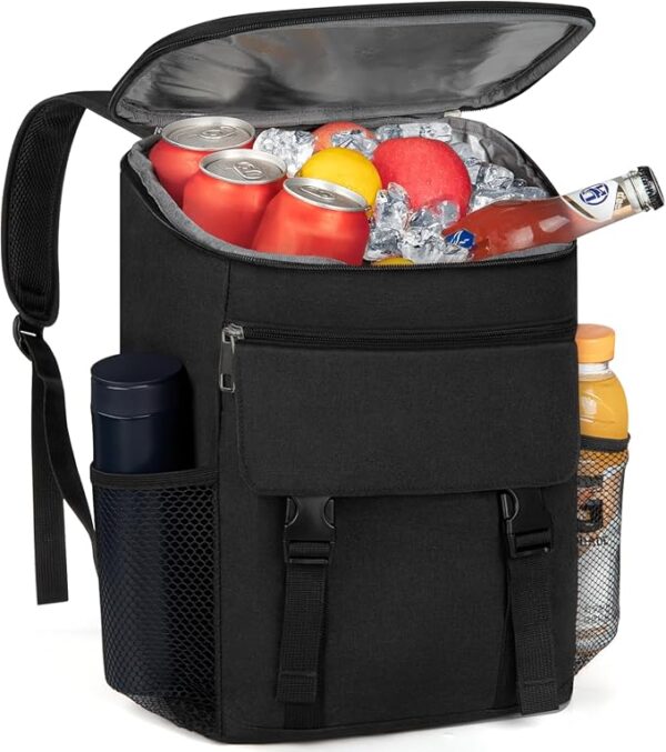 Cooler Backpack Soft Insulated Leak Proof 30/40/50/54 Cans Insulated Backpack Cooler Portable Picnic Camping Beach Hiking BBQ Lunch Backpack for Men and Women - Image 2