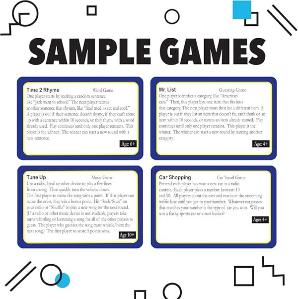Games on the Go by Continuum Games - Portable Roadtrip Family Games to Challenge and Entertain for 2+ players , Blue - Image 6
