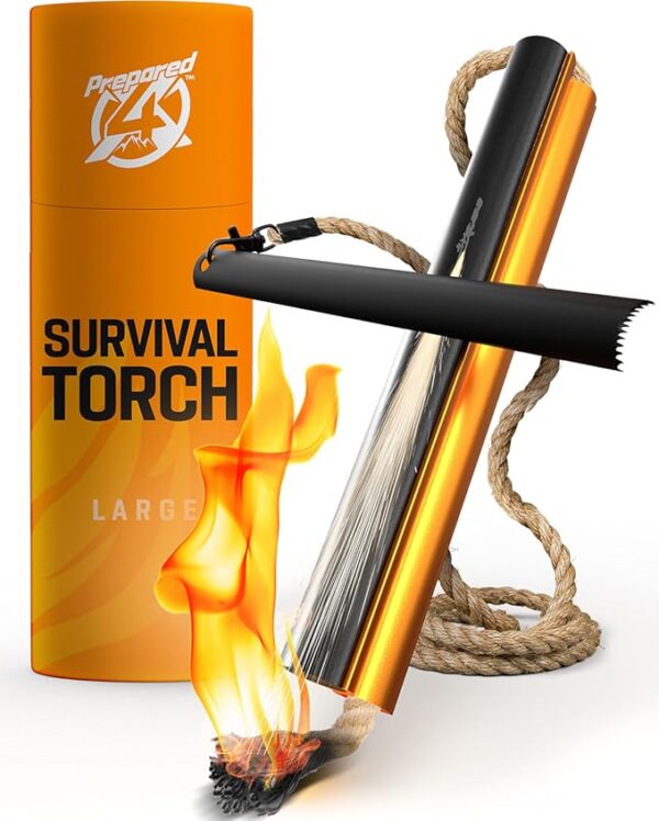 Fire Starter Survival Tool - All-in-One Flint and Steel Fire Starter Kit (Large and Rope Refill) - Image 3