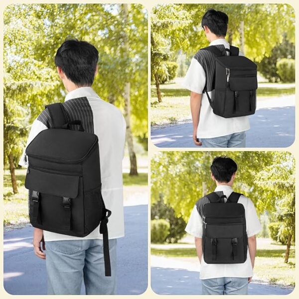 Cooler Backpack Soft Insulated Leak Proof 30/40/50/54 Cans Insulated Backpack Cooler Portable Picnic Camping Beach Hiking BBQ Lunch Backpack for Men and Women - Image 6