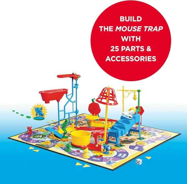 Hasbro Gaming Mouse Trap Kids Board Game, Family Board Games for Kids, Kids Games for 2-4 Players, Family Games, Kids Gifts, Ages 6 and Up (Amazon Exclusive) - Image 6