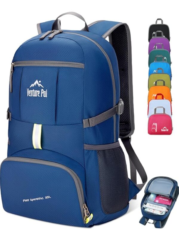 Venture Pal 35L Ultralight Lightweight Packable Foldable Travel Camping Hiking Outdoor Sports Backpack Daypack