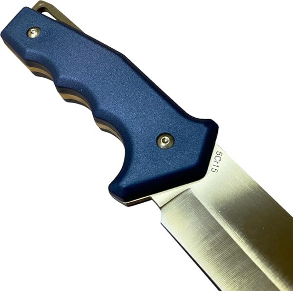 Golden 15.75" Fulltang Big Survival knife - Machete With Sheath, Stainless steel Blades sharp - Image 5