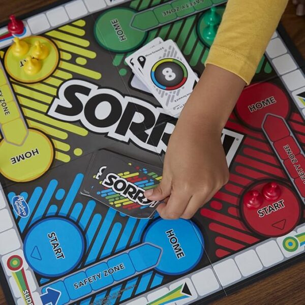 Sorry! Kids Board Game, Family Board Games for Kids and Adults, 2 to 4 Players, Family Games, Kids Games, Ages 6 and Up - Image 5