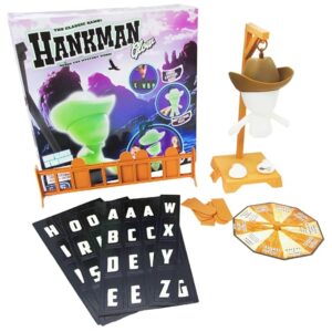 Fotorama Hankman Glow, Magnetic Hangman Mystery Word Guessing Game for Kids & Families, Glow in The Dark Travel Game, Guess The Word Before Hank Falls