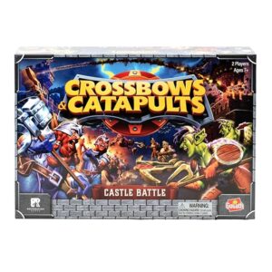 Goliath Crossbows & Catapults Castle Battle | Game of Strategy | Build Your Castle & Destroy Your Opponent | 2 Players | Ages 7+
