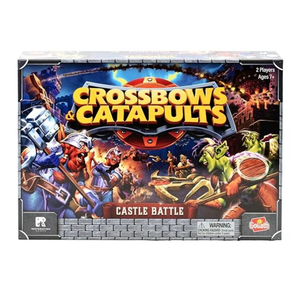 Goliath Crossbows & Catapults Castle Battle | Game of Strategy | Build Your Castle & Destroy Your Opponent | 2 Players | Ages 7+